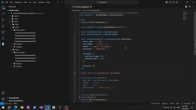 Транзакции в MongoDB смотреть онлайн