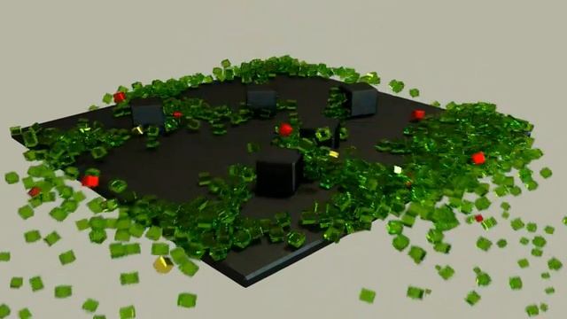 Blender 2.66 Rigid body test with force fields смотреть онлайн