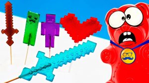 КАК Я СДЕЛАЛ 7 МАЙНКРАФТ КОНФЕТ ДЛЯ МЕДВЕДЯ ВАЛЕРЫ