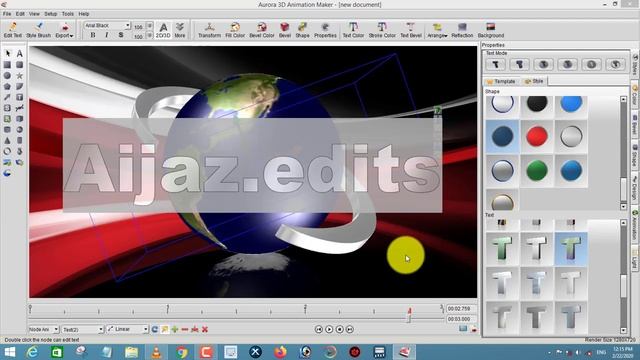 aurora 3D logo Maker urdu tutorial смотреть онлайн