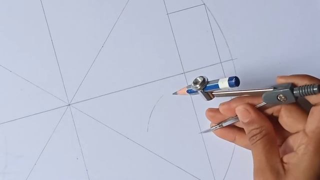 How to draw Shri Ganesh yantra part-1/Geometric Art-43 смотреть онлайн