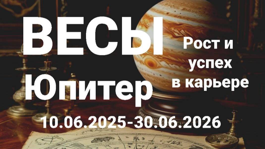 Весы. Юпитер. Астрологический прогноз. смотреть онлайн