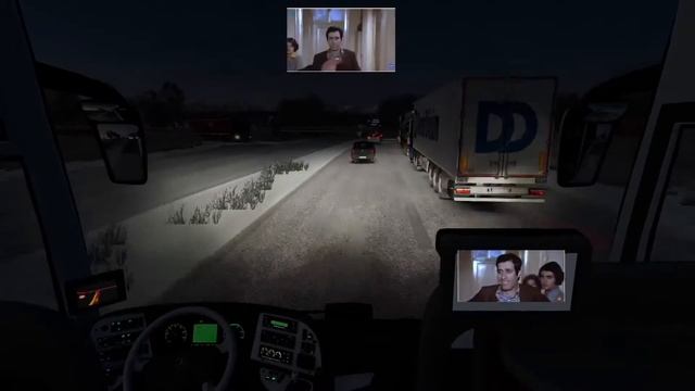 ETS 2 Canlı Yayın KAR MODU Mercedes Tourismo ile TURKIYE turu смотреть онлайн