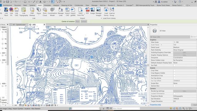 Technical Workflow Photo of Contours Image to Revit Topography смотреть онлайн