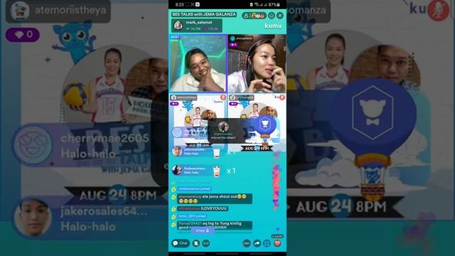 JEMA GALANZA live on kumu (08-24-21)P1 смотреть онлайн