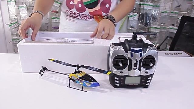 SanHuan SH6050 6CH Flybarless CCPM Helicopter Unboxing @ RC-Fever.com смотреть онлайн