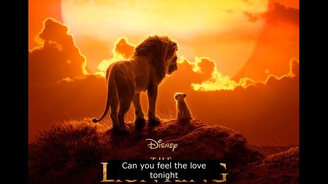 CAN YOU FEEL THE LOVE TONIGHT (FROM LION KING) WITH LYRICS смотреть онлайн
