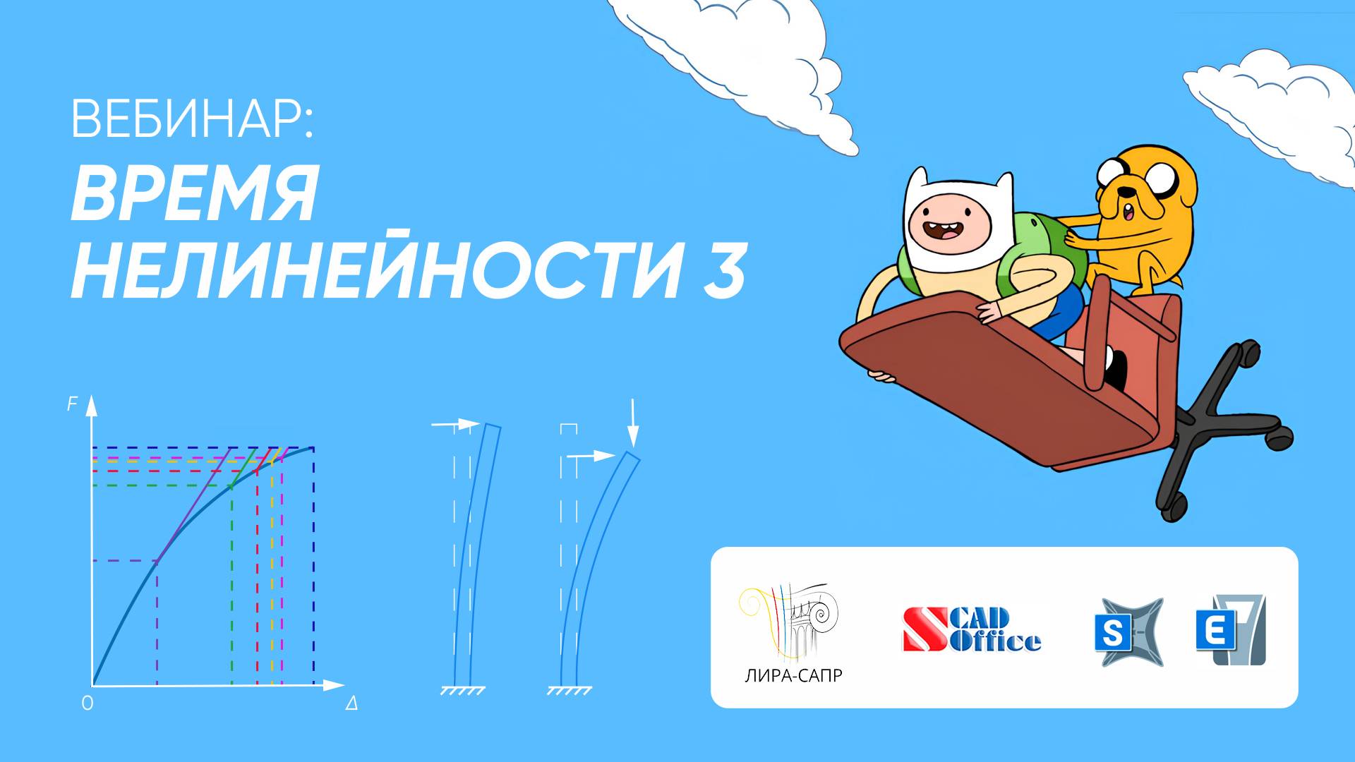 Время нелинейности 3. Нелинейные расчеты в ЛИРА, SCAD, SAP, ETABS быстро и просто!
