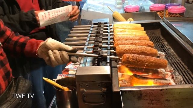 grilled corn , taiwan street food смотреть онлайн