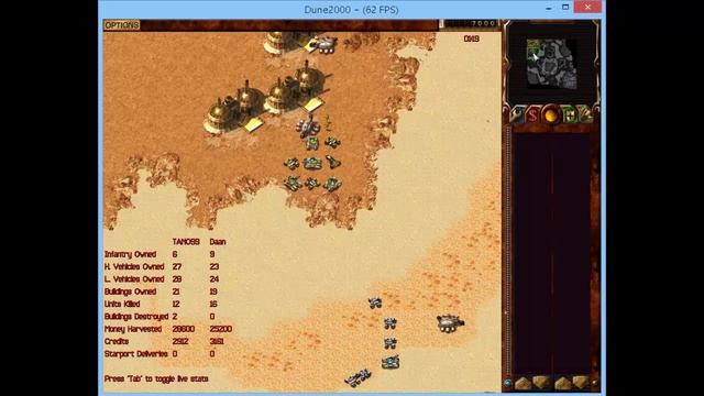 Dune2000 1v1 Tano99(O) vs Dan(O), Red Chasm, game 4 смотреть онлайн