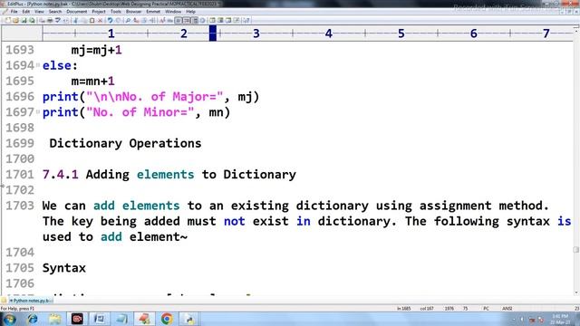 Python Dictionary |Traversing | Adding l Dictionary Operations | Python Dictionary Tutorial | Day-2 смотреть онлайн