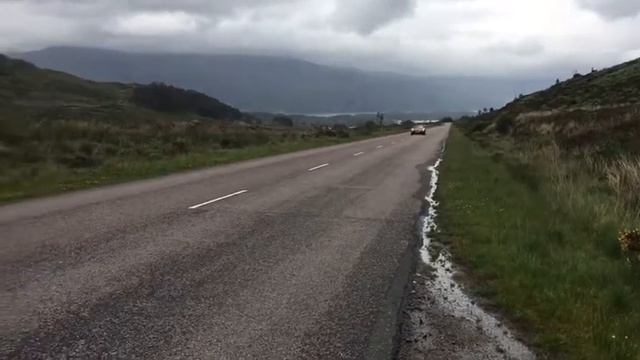 Porsche Cayman 981 GTS fly-by exhaust sound (North Coast 500 Route near Gairlock) смотреть онлайн