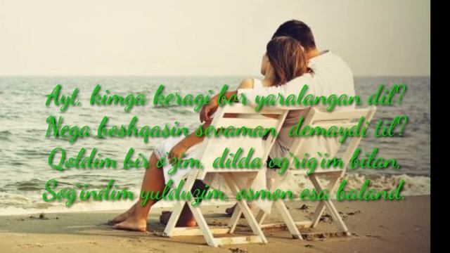 Shaxriyor- Sevgi Nima ? (Lyrics )(Qo'shiq Matni Bilan )