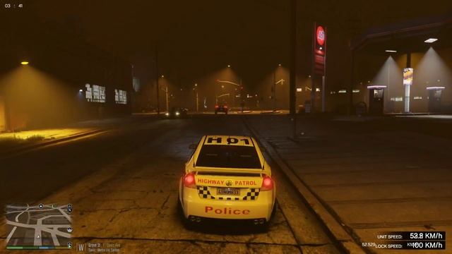 GTA 5 - LSPDFR Australia - Early Morning VICPOL Slicktop VE Highway Patrol (GTA 5 Police Mod for PC смотреть онлайн