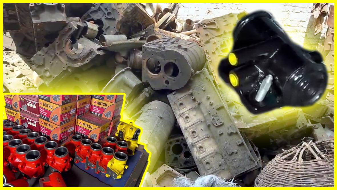 Главный тормозной цилиндр из старых ГБЦ, как это делают в Пакистане! смотреть онлайн