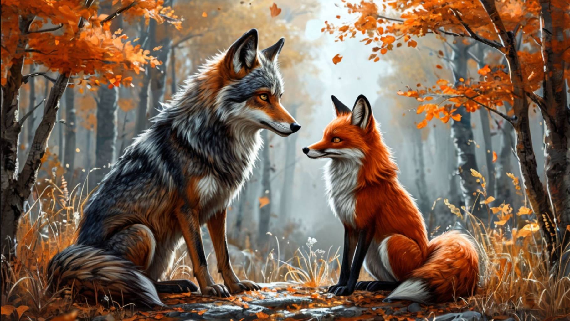 РУССКАЯ НАРОДНАЯ СКАЗКА ЛИСИЧКА-СИСТРИЧКА и СЕРЫЙ ВОЛК. Я СКАЗКА. БАБУШКИНЫ СКАЗКИ. ДЕТСКИЕ СКАЗКИ