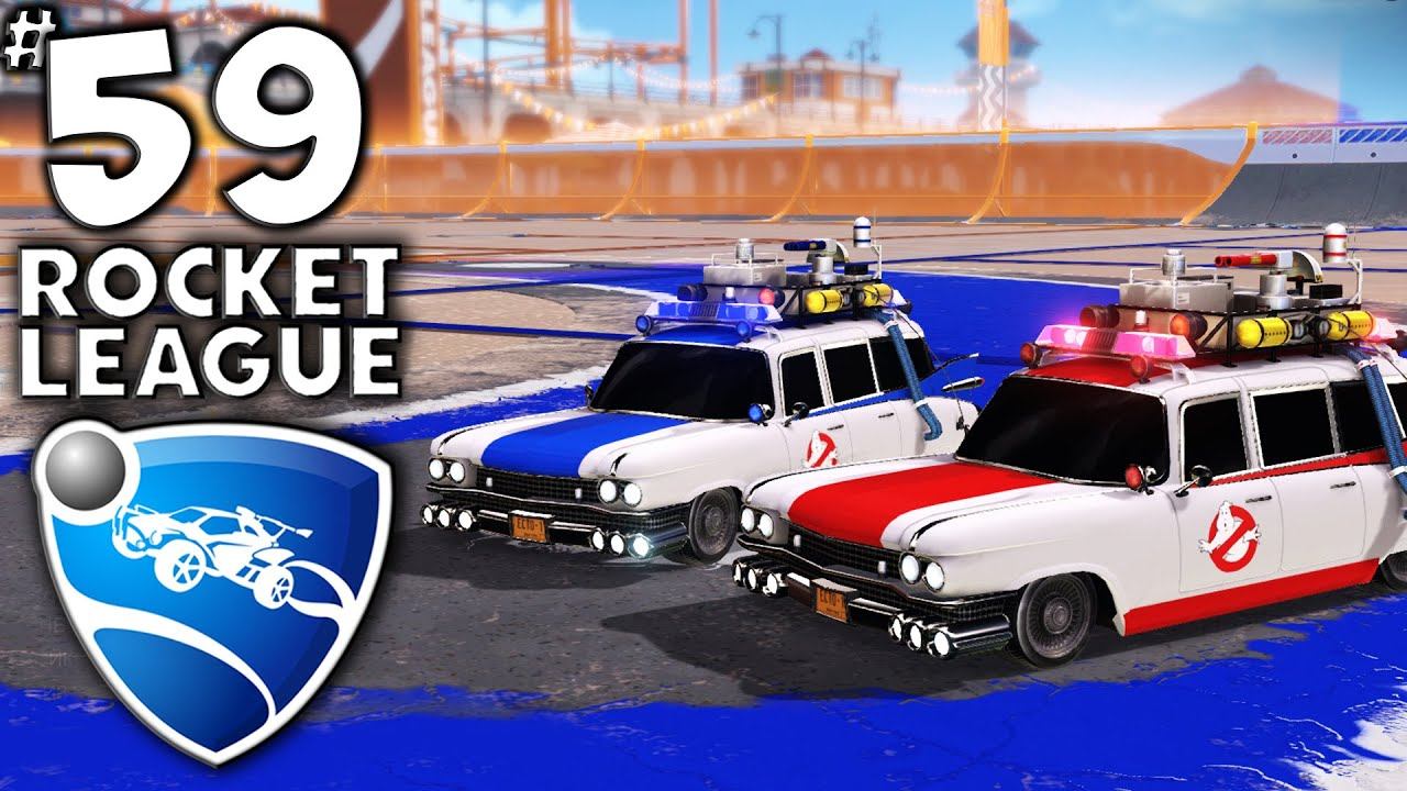 Rocket League Ghostbusters Ecto-1 Car Pack - Новый Режим Охотники за Привидениями #59 смотреть онлайн