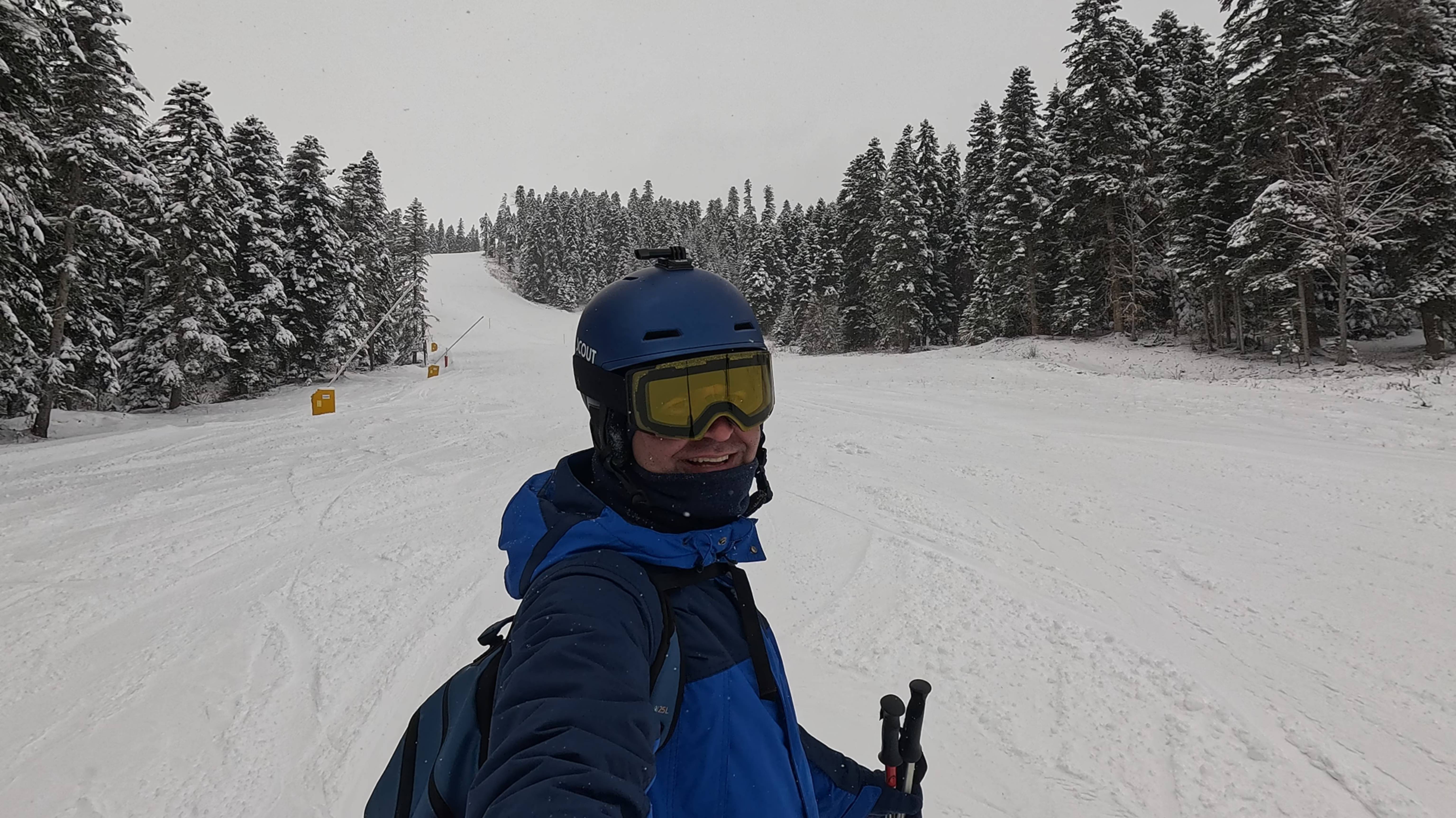 Архыз 2025. Учимся кататься на пустых заснеженных склонах