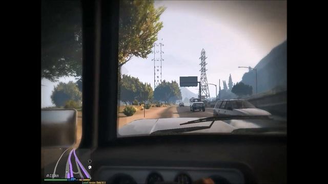 ограбление и уход от полиции в GTA 5 смотреть онлайн
