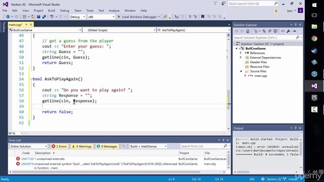 [Udemy UE4 C++] 022 Booleans and comparisons смотреть онлайн