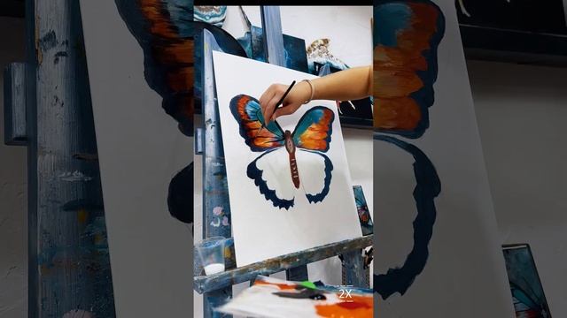 Создаю Флюид арт картину с ВАУ эффектом Лучшая Школа Живописи на Арбате #акрил #fluidart #творчеств