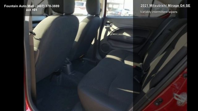 2021 Mitsubishi Mirage G4 SE - Fountain Auto Mall - Orlan... смотреть онлайн