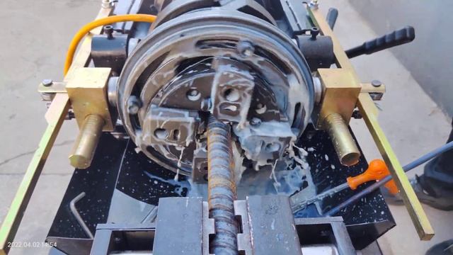 BGZL-40B3 Rib peelling thread rolling machine смотреть онлайн