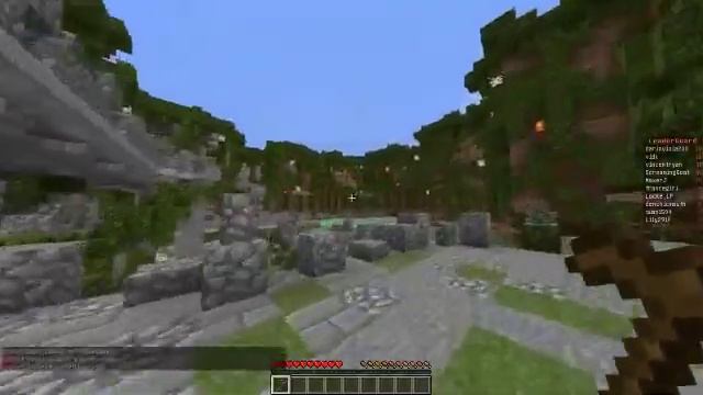 играем в MineCraft #1 стрелялка на мотыгах? смотреть онлайн