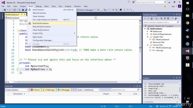 [Udemy UE4 C++] 028 Writing Using Getter Methods смотреть онлайн