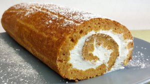 Морковный Рулет со сливочным кремом. Фантастический рецепт!  Никто не верит, что он с морковью!