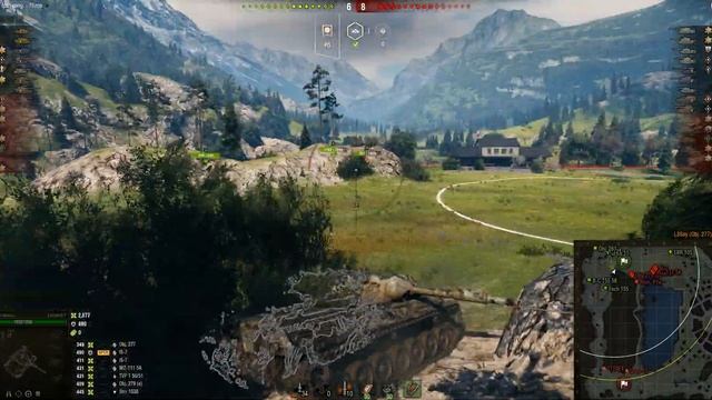 Leopard 1 6k6 dame 7 kill world of tanks replay - KIT GAMING смотреть онлайн