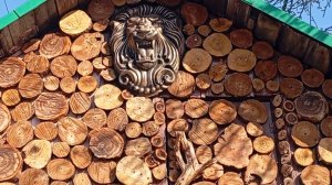 арт бетон форма Льва