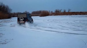 ВидеоБортовик ч.9 - УАЗ Hunter TD ЗМЗ 514 (первый лед, первый снег)