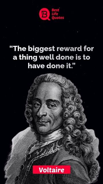The biggest reward for a thing | Voltaire Quotes | whatsapp status | #shorts #quotes смотреть онлайн