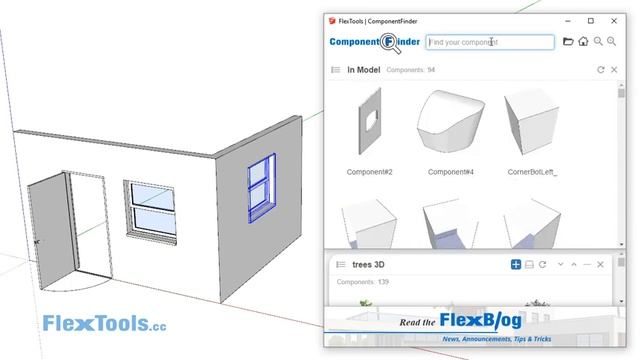 Find Sketchup In-Model Components with ComponentFinder смотреть онлайн