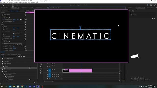 THE MIST Effect | Create CINEMATIC TITLE Reveal Adobe Premiere Pro 2023