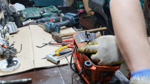 полный разбор с ремонтом бензопилы эхо cs 350