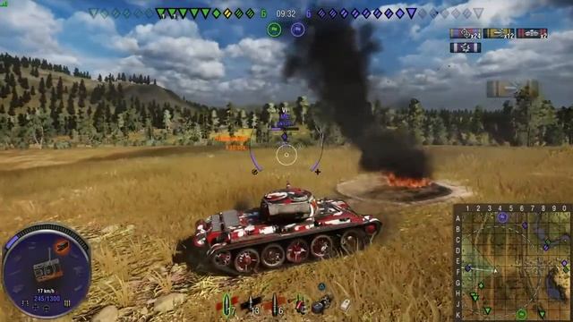 World of Tanks PS4 - T-54 mod.1 (VIII MT) | XP: 1863 K: 2 DMG: 4153/1887 смотреть онлайн