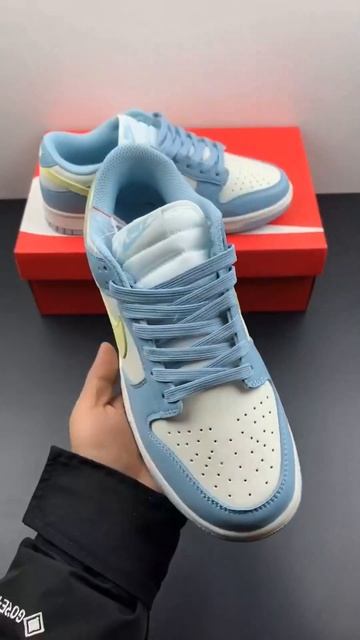 Nike Dunk Low Sail Citron Tint Ocean Bliss Light Silver смотреть онлайн