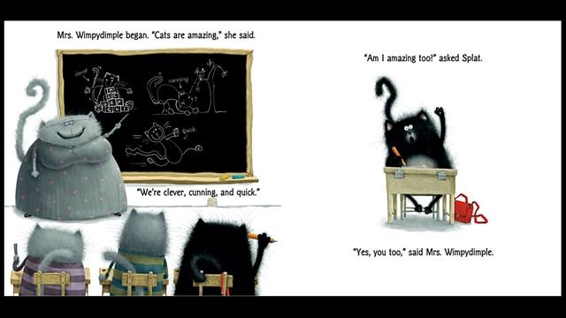SPLAT THE CAT Read Aloud Book for Kids смотреть онлайн