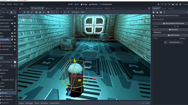 Make a Godot 4.2 First Person Controller using Visual scripting: Orchestrator смотреть онлайн