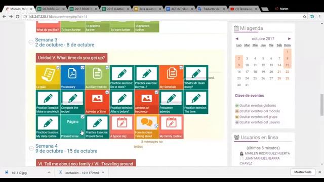 Tercera sesión síncrona смотреть онлайн