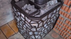 БАННАЯ ПЕЧЬ РАДА 14М🔥УКЛАДКА КАМНЕЙ В КАМЕНКУ. Начало эксплуатации.