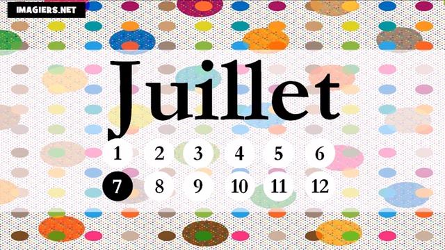 Французские номера = Месяцы года смотреть онлайн