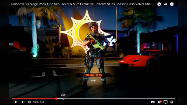 Rainbow Six Siege Rook Elite Set Jackal & Mira Exclusive Uniform Skins Season Pass Velvet Shell смотреть онлайн