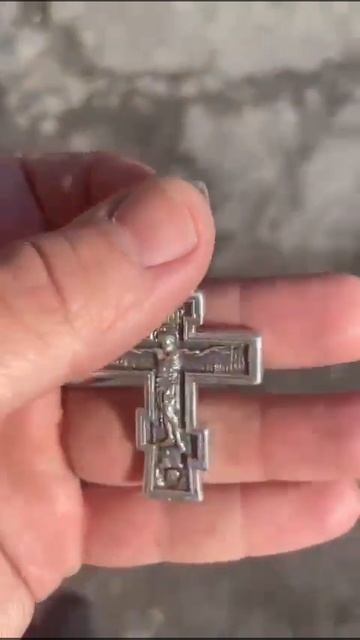 Крест православный мужской 20 гр, серебро 925 пробы смотреть онлайн