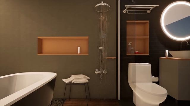 Twinmotion 2021 - Bathroom Design смотреть онлайн