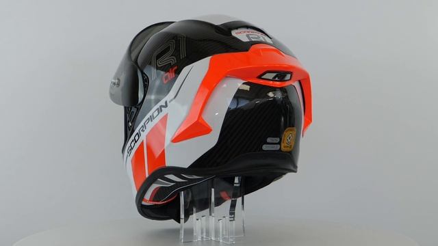 SCORPION R1 Carbon Air Corpus II Red Motorcycle helmet 360° 4K Video | Bikerheadz.co.uk смотреть онлайн