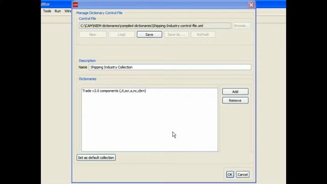 CAM Editor Dictionary Collection Manager смотреть онлайн