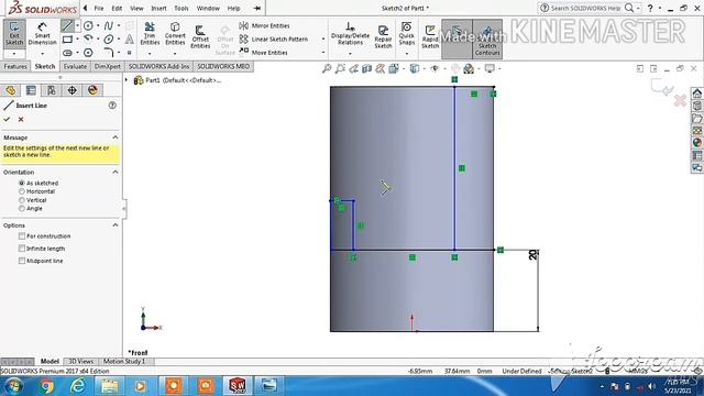 solidworks | how to make cylinder jobs | solidworks full tutorial | tutorial Urdu and Hindi смотреть онлайн